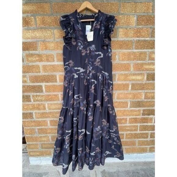 MAGALI PASCAL Lina Maxi Dress LARGE - Picture 3 of 12